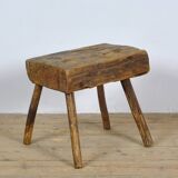Pine milkstool, circa 1900