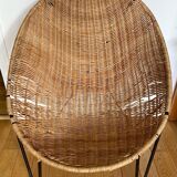 Wicker/Rattan Egg Chair Armchair