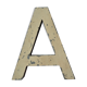 Sign letter A vintage metal