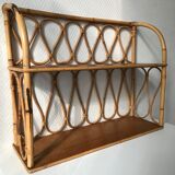 Shelf rattan