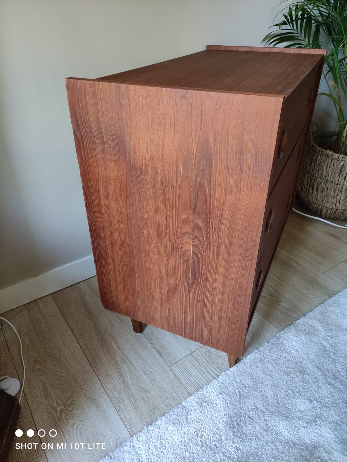 Scandinavian-style vintage teak-style commodity