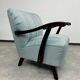 Art Deco blue club chairs