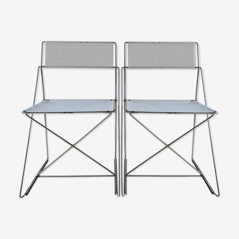 2 Chairs Nuova X Line Omli By Magis Designer Niels Jurgen Haugesen