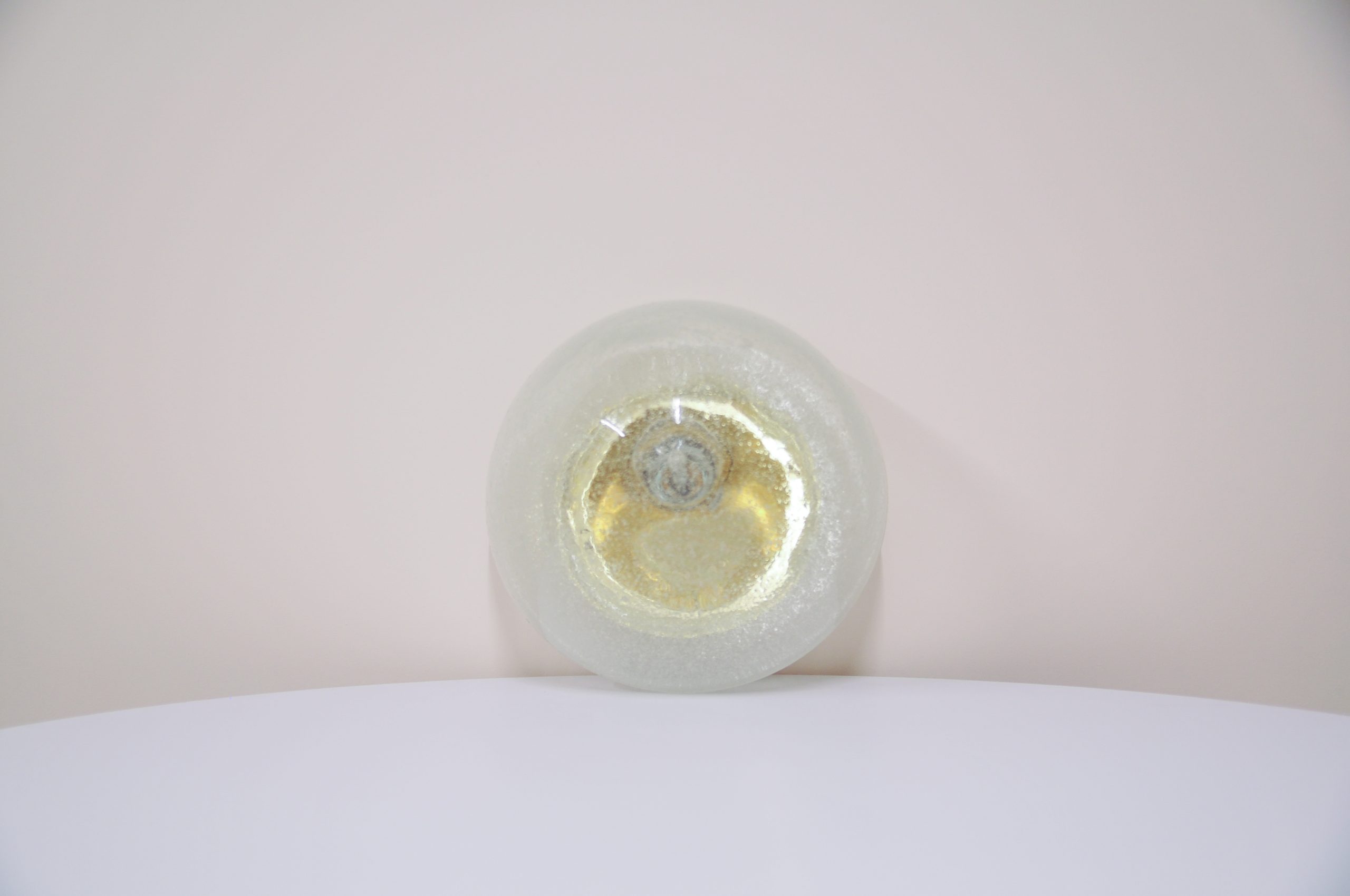 Vintage Hoffmeister-Leuchten bubble glass ceiling lamp.