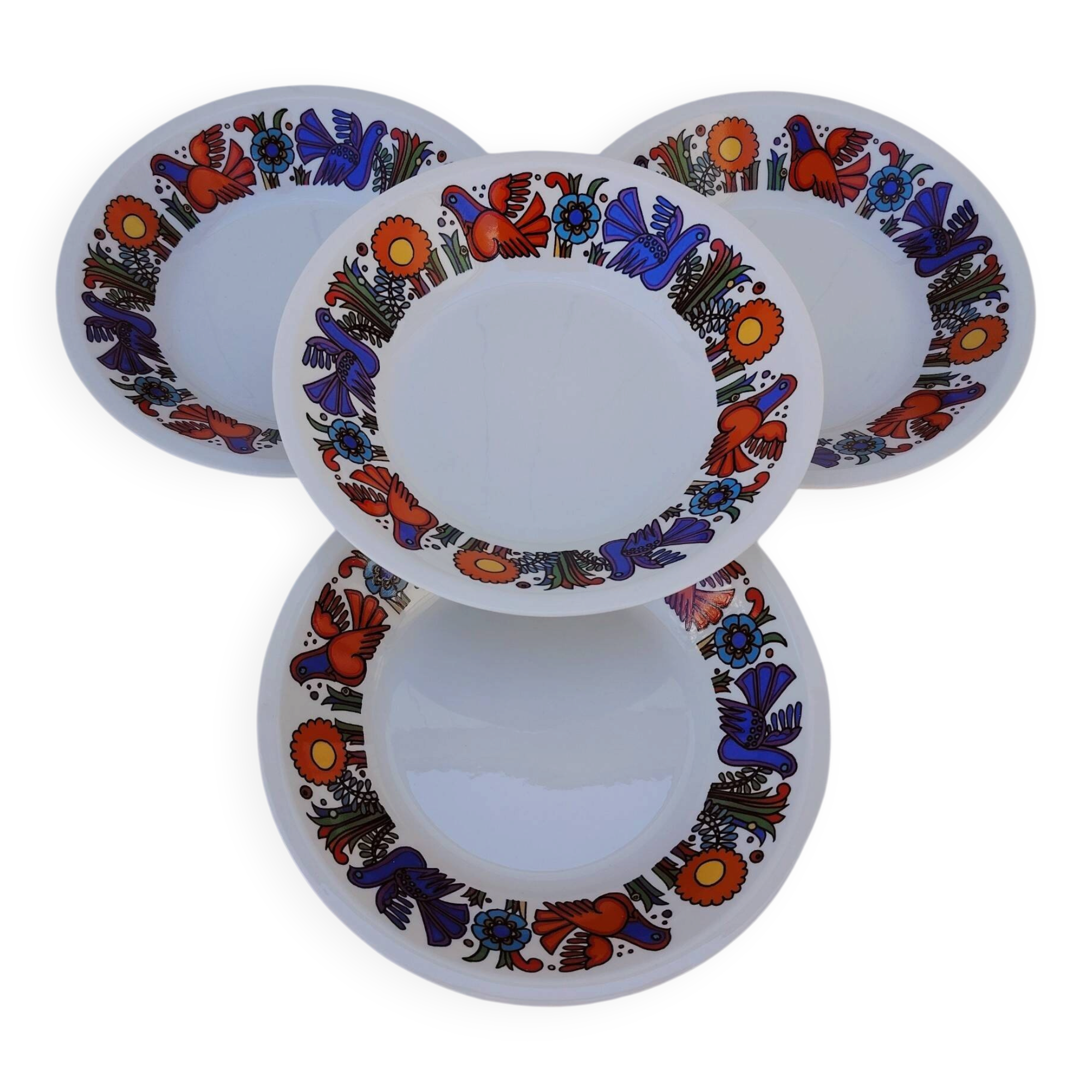 Villeroy & Boch porcelain deep plates, Acapulco