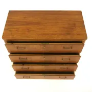 Scandinavian birch commode, Swedish modern, Sweden, 1950