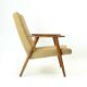 Midcentury Easy Chair In Oak, Czechoslovakia 1960s