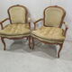 Pair of convertible armchairs, Louis XV style, Louis XV style