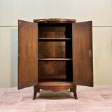 Curved furniture in louis xv period marquetry xviii eme century