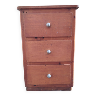 Chiffonnier/Commode étroite 3 tiroirs