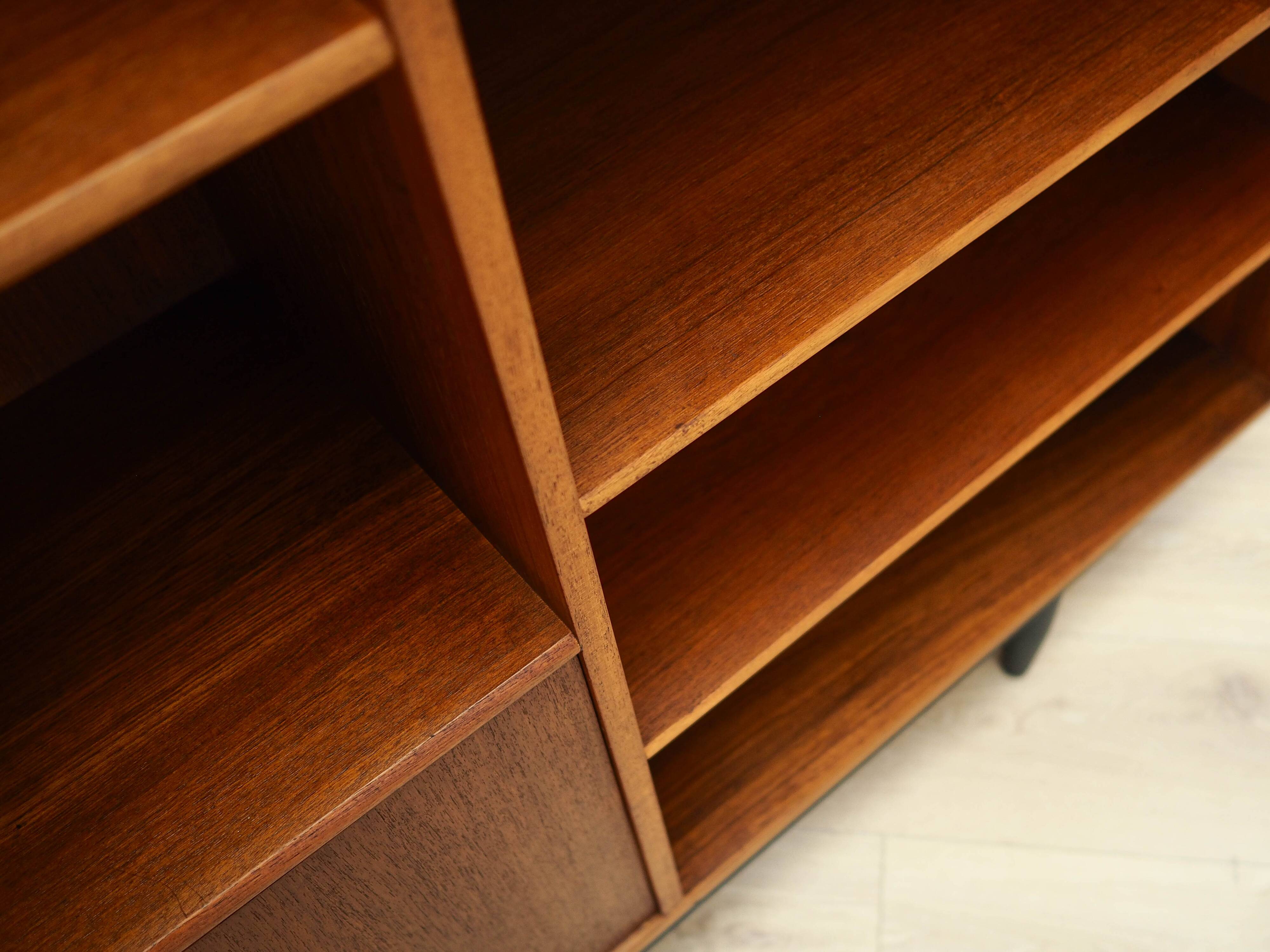 Teak bookcase, Danish design, 1970s, production: Kjeld Bundgard