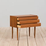 Danish entry chest or teak nightstand dresser, 1970s