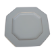 Limoges Philippe Deshoulières L 25.5 cm porcelain octagonal plate