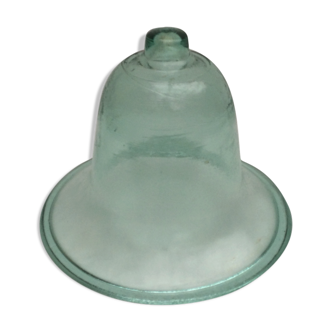 Vintage mouth-blown glass garden bell