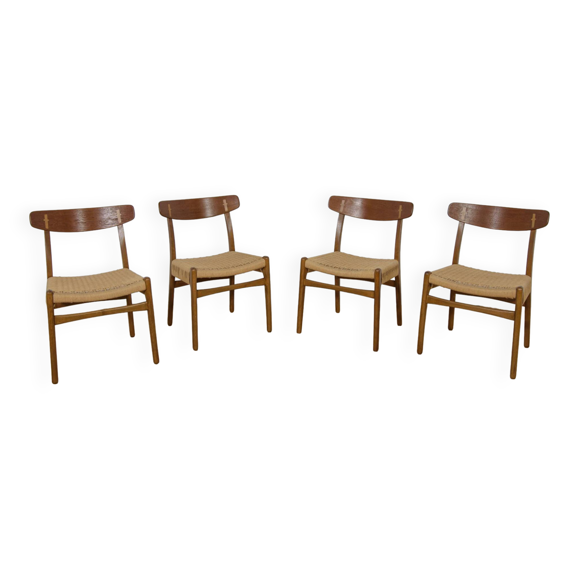 Mid Century Dining Chairs CH23  by Hans J. Wegner for Carl Hansen & Søn, Set of 4