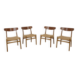 Mid Century Dining Chairs CH23  by Hans J. Wegner for Carl Hansen & Søn, Set of 4