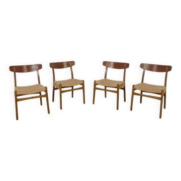 Mid Century Dining Chairs CH23  by Hans J. Wegner for Carl Hansen & Søn, Set of 4