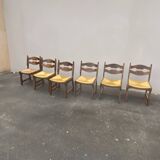 6 Guillerme and Chambron chairs