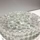 Vintage ceiling light / wall light - Molded glass - diamond tips - 1970s