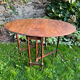 Table d’appoint pliable Gateleg en acajou