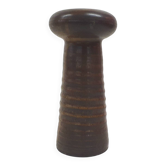 Brown ceramic vase by Klaas Fenne de Leeuw, The Netherlands 1970's