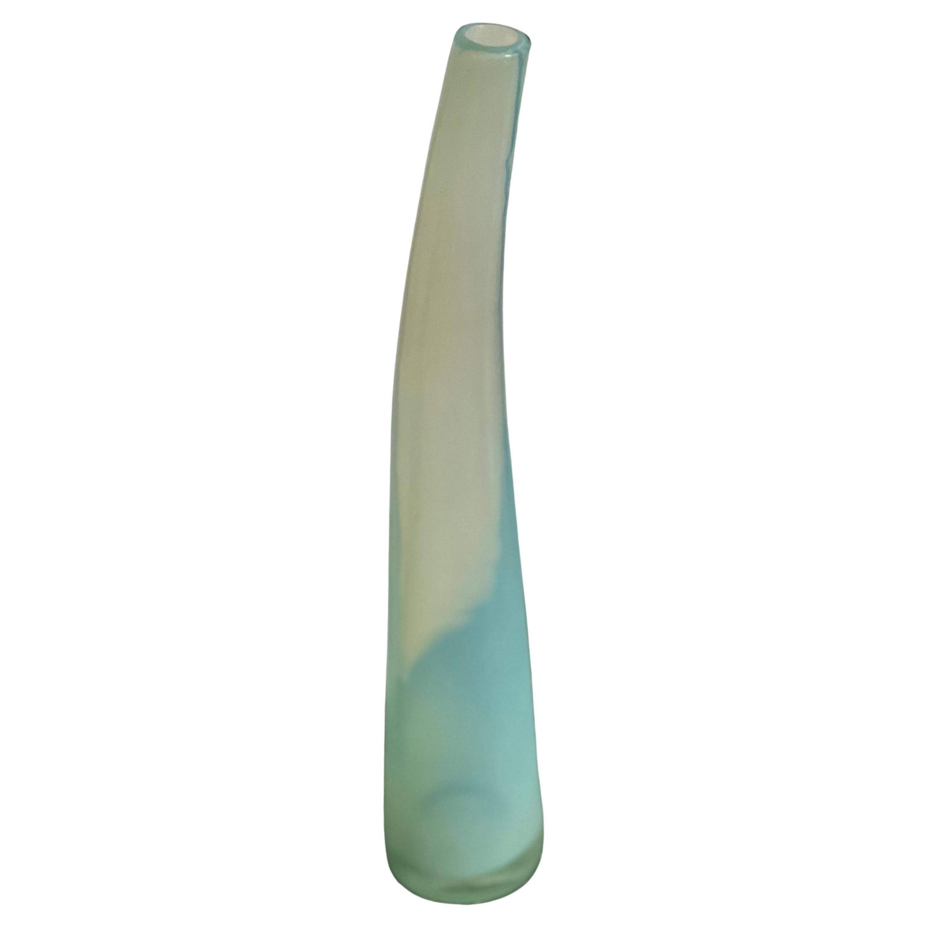 Sculptural Murano ''Lattimo'' Glass by Giusto Toso for Leucos , 1970's
