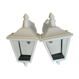 Pair of outdoor lanterns