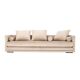 Sofa KOPENHAGA beige velour, Scandinavian design
