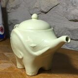 Elephant teapot Sainte Radegonde France Vintage