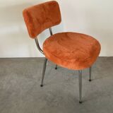 Orange furry chair 60