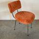 Chaise moumoute orange 60