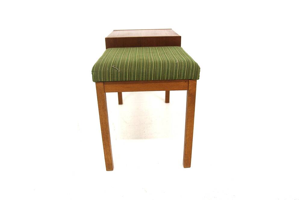 Scandinavian teak telephone bench, Sweden, 1960