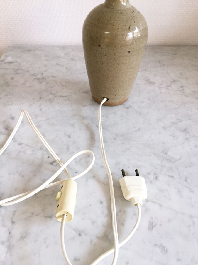 Marie Claude Bindel ceramic lamp, 1970