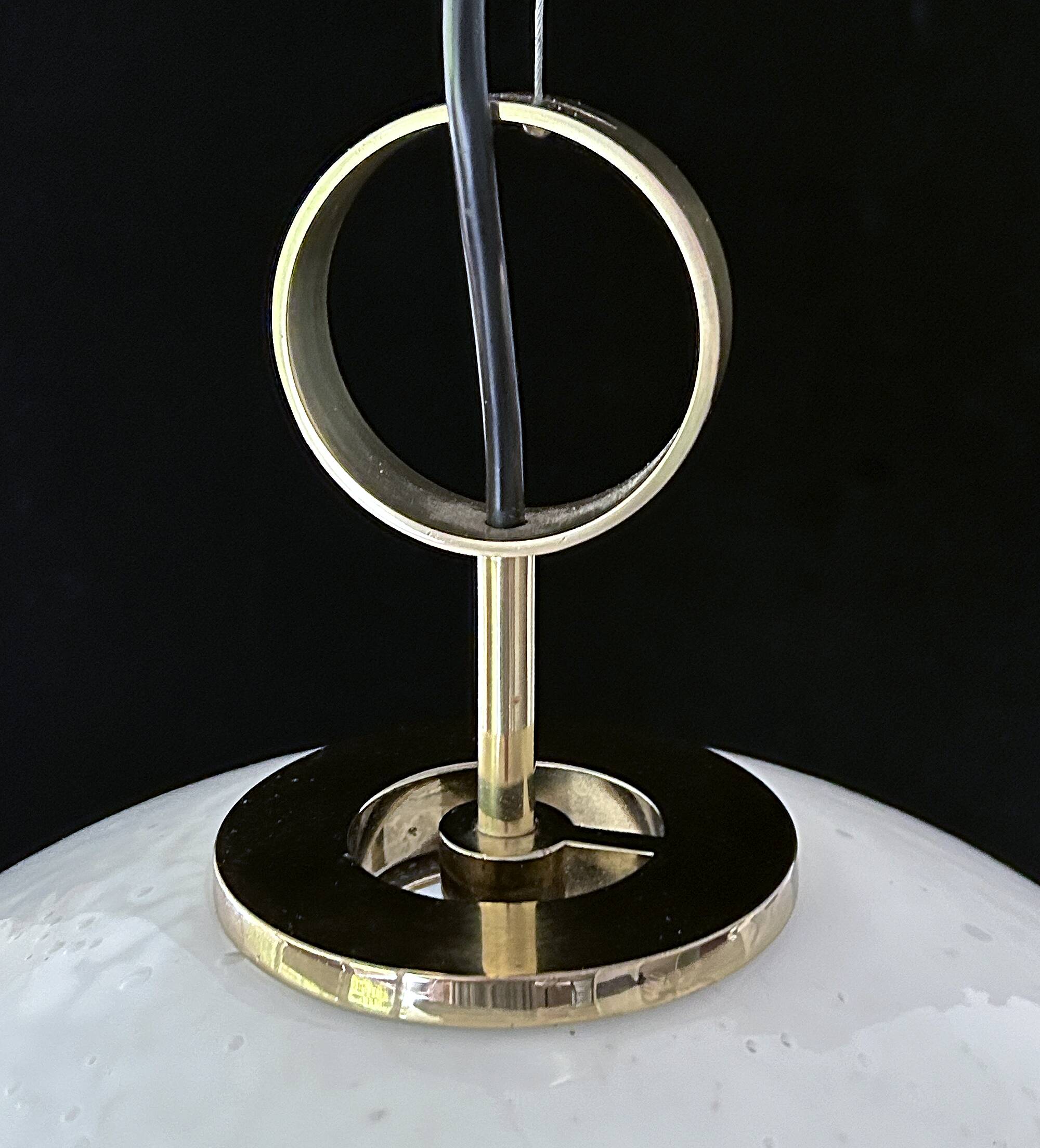 Vintage Limburg Glass Pendant Light