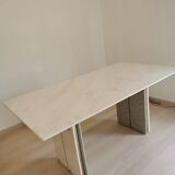 Dining room table or marble desk year 1980