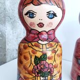 Pair of large terracotta pots signed, Portugal 80s