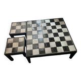 Set of three coffee tables