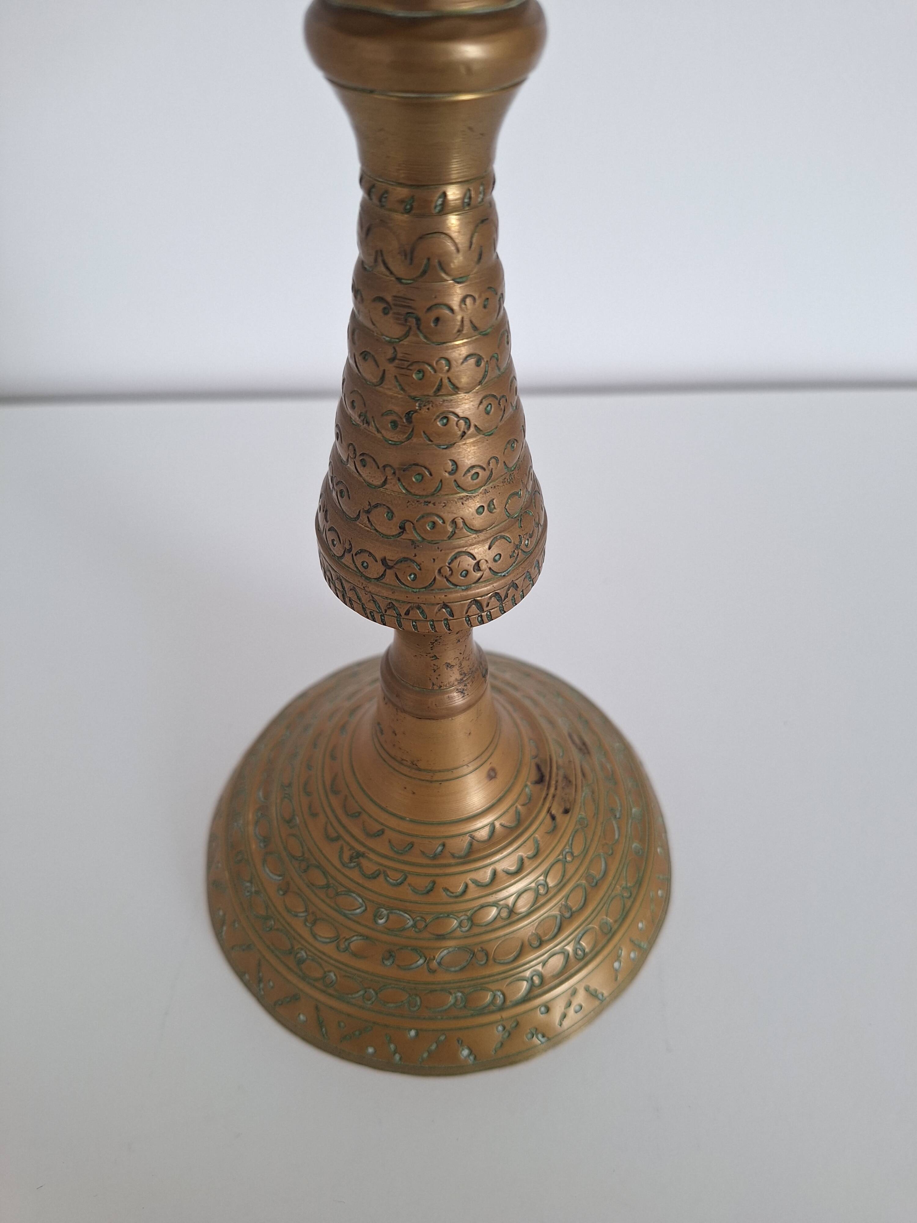 Vintage brass candle holder