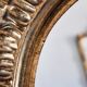 Golden sun mirror in wood, vintage, 1950s, made in Italy.