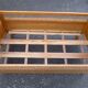 Baby cot in oak and wicker