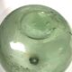Dame jeanne green in molded glass sabree candy old vintage 44 cm ht