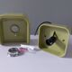 Pair of guzzini wall lights by Makio Hasuike