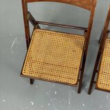 Lot folding chairs in canning