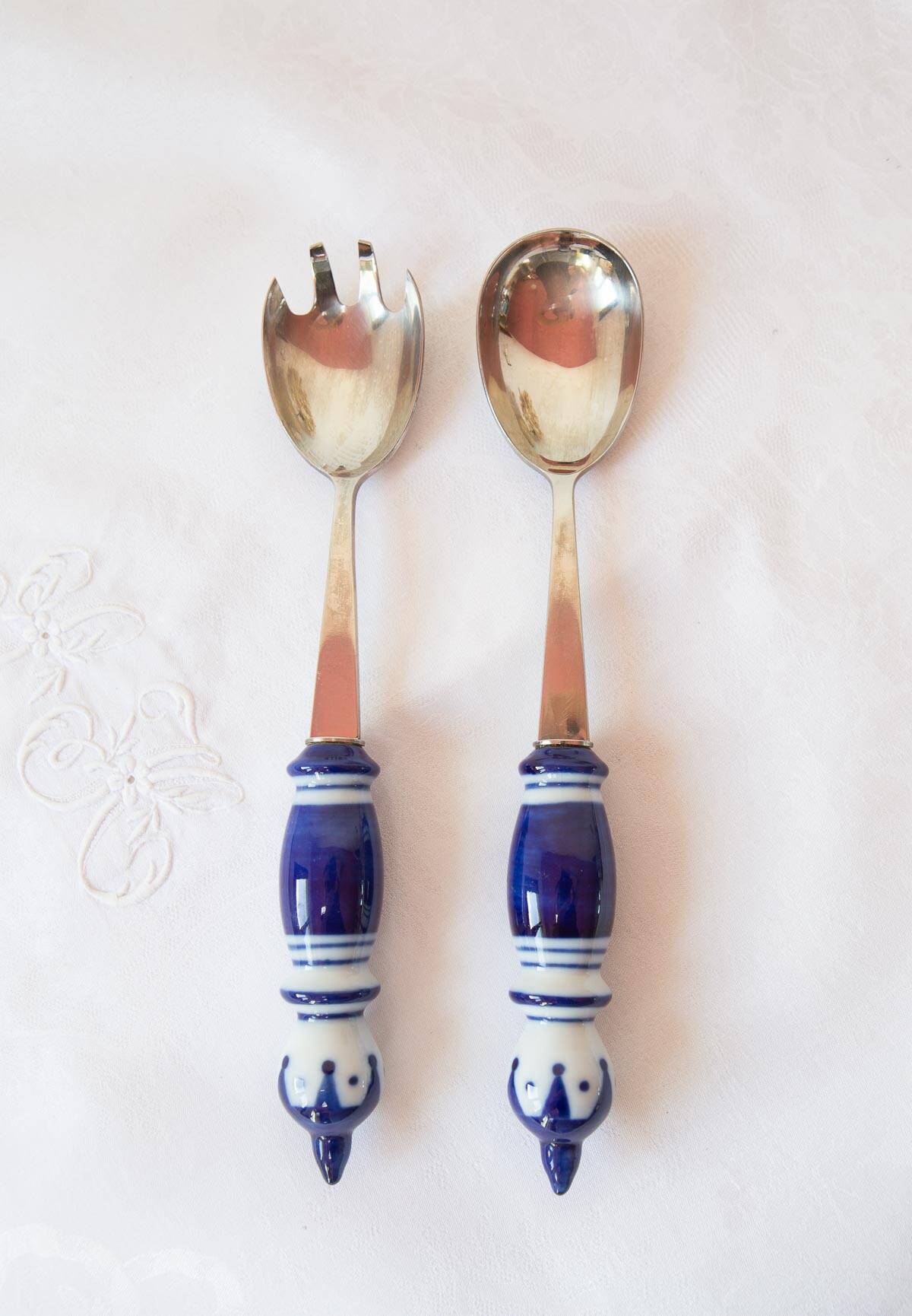 Salad cutlery set by Bjorn Wiinblad for Rosenthal Studio (NEW)