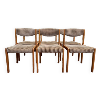 Set of 6 Baumann chairs 1970