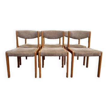 Set of 6 Baumann chairs 1970