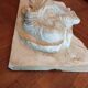Ancien bas relief sculpture en plâtre Déesse Nike