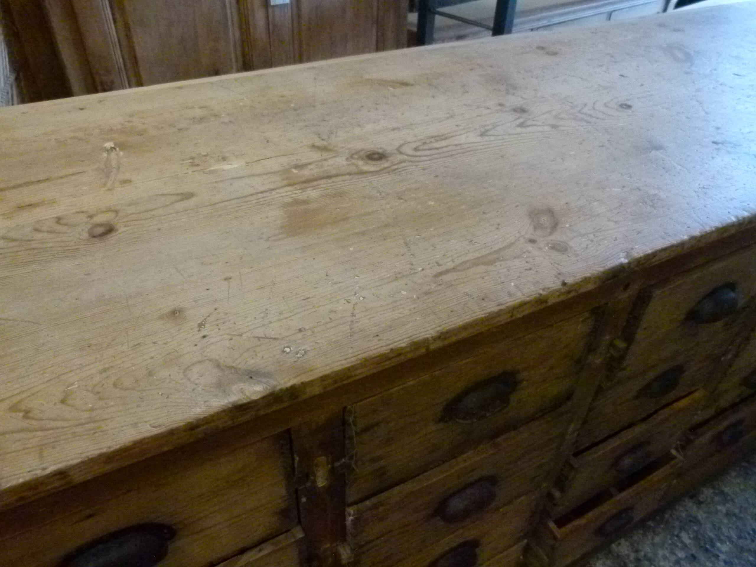 Solid wood countertop