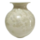 Ceramic vase with crystallizations by Bernard Guipouy stamped