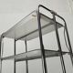Vintage German folding service trolley with 3 shelves, 1970s.
